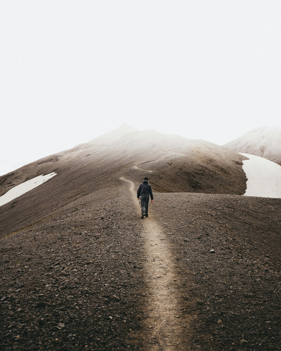 person on path to success